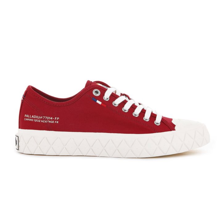 Palladium Palla Ace Canvas Low Tops Women\'s Sneakers Red | UK E563-EFO